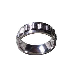 New Stainless Steel Spinner Ring Size 11